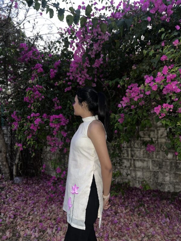 Blooming Lotus Summer Comfort Short Kurti - Image 8