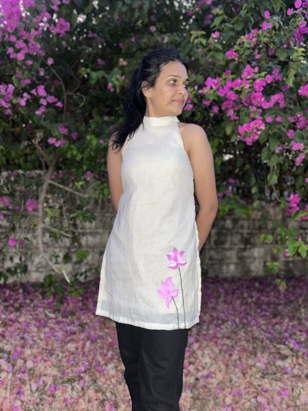 Blooming Lotus Summer Comfort Short Kurti - Image 6