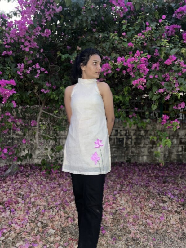 Blooming Lotus Summer Comfort Short Kurti - Image 5