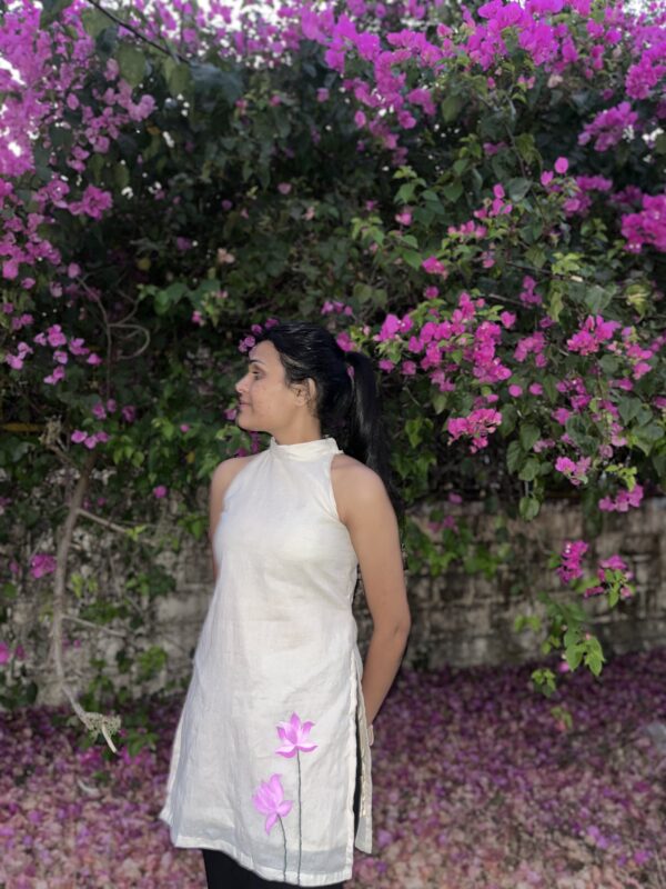 Blooming Lotus Summer Comfort Short Kurti - Image 3