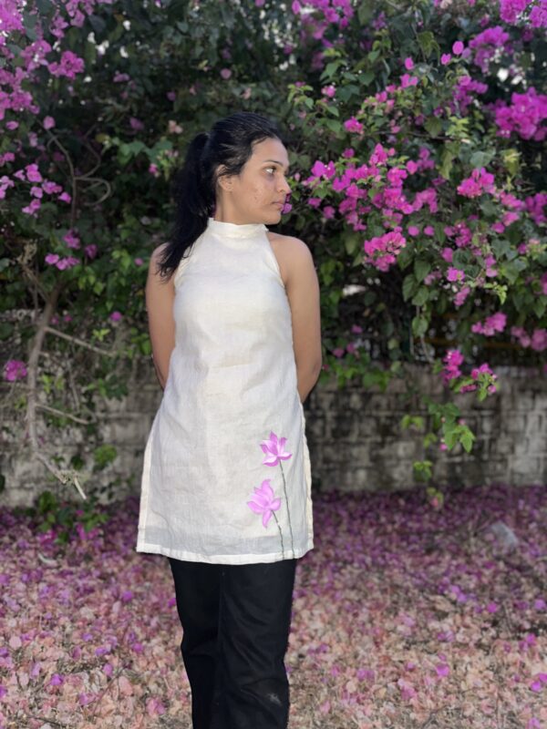 Blooming Lotus Summer Comfort Short Kurti - Image 9