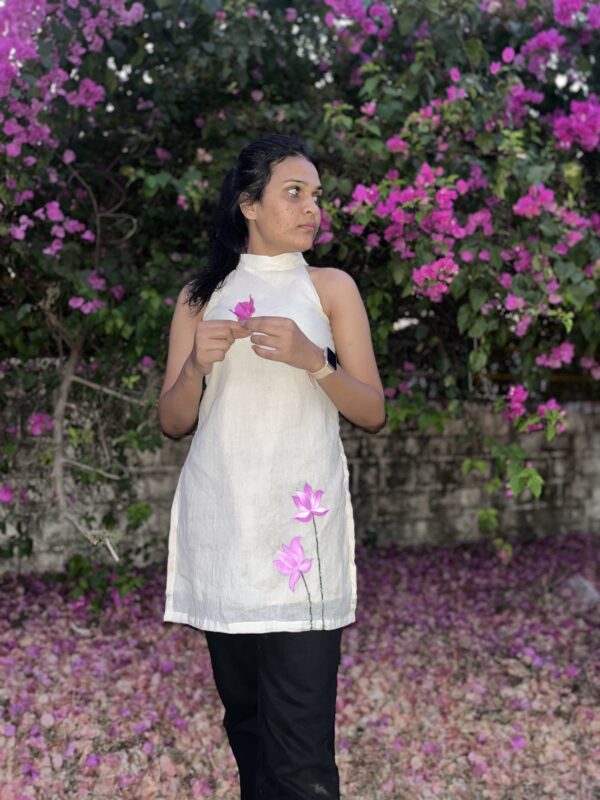 Blooming Lotus Summer Comfort Short Kurti